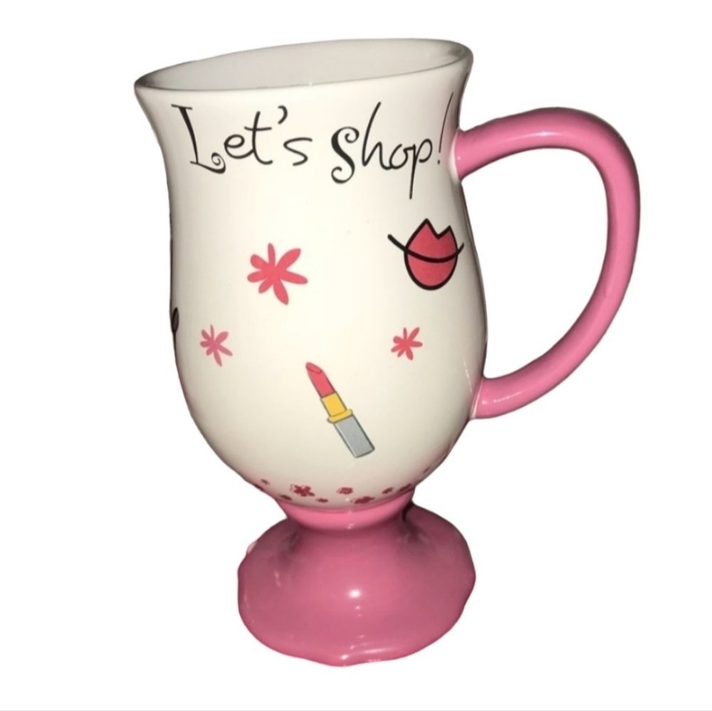 RARE! "Lets Shop!" MK Coffee Mug
